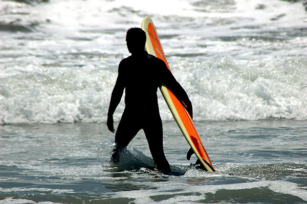 Surfer, Huntington Beach, California - Surf City, USA