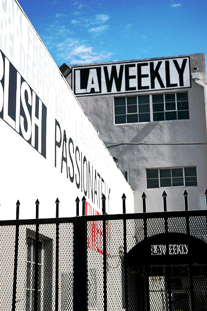 LA Weekly offices, Sunset Boulevard
