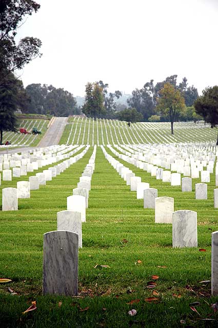 Veterans Memorial Park in Westwood, California, just west of UCLA