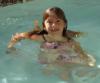 Brian's daughter, Tiffany, in the Jacuzzi -