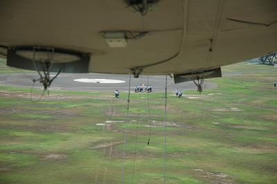 Landing back in Carson - the final approach -