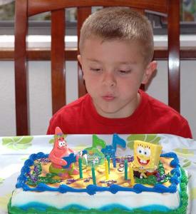 First things first - JT and the Birthday Cake 