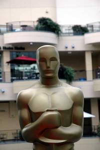 Big Fake Oscar in the Courtyard next to the Kodak Theater, Hollywood and Highland 