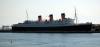 The old Queen Mary, docked here since 1967 as a museum of sorts - 