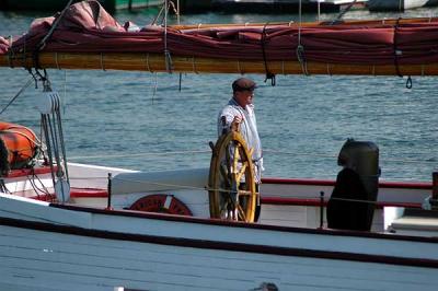 The deck of the American Pride as she headed out - 