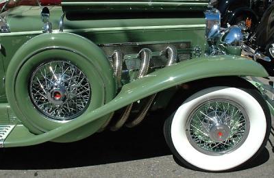 The 1933 Duesenberg Model J Tourster color 