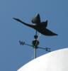 A streamlined weather vane...