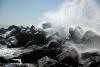 The surf on the rocks -