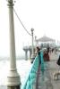 There was a crowd on the Manhattan Beach Pier -