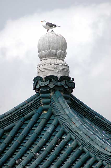 The Korean Bell of Friendship and Bell Pavilion, Angels Gate Park, San Pedro, Los Angeles