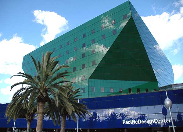 The Pacific Design Center, 8687 Melrose Avenue, West Hollywood, California, architect Cesar Pelli