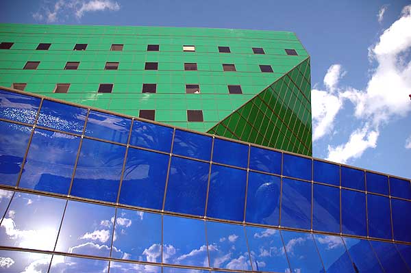 The Pacific Design Center, 8687 Melrose Avenue, West Hollywood, California, architect Cesar Pelli