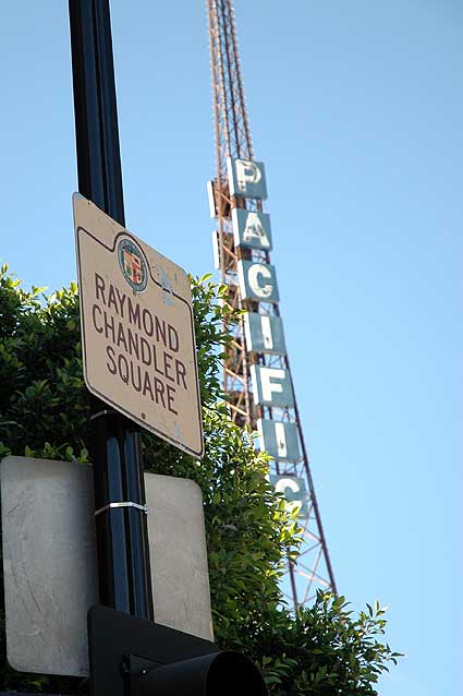 Raymond Chandler Square - Hollywood Boulevard at Cahuenga Boulevard, Los Angeles, California