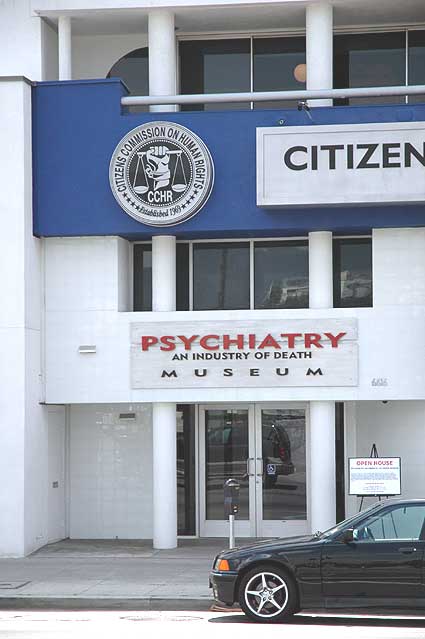 Citizens Commission on Human Rights and Psychiatry: Industry of Death museum, Sunset Boulevard, Hollywood