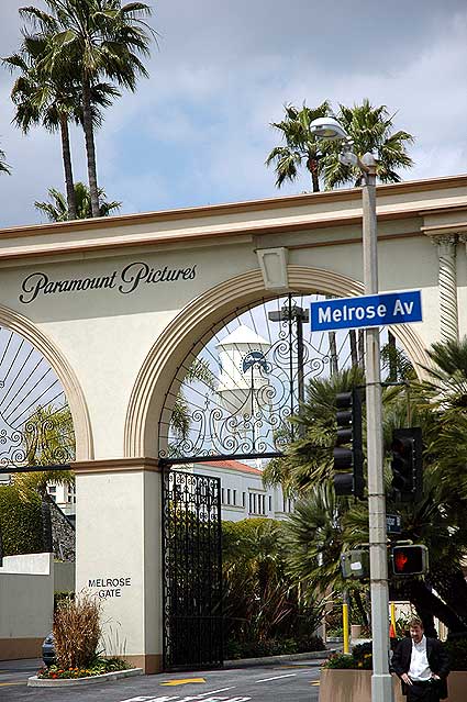 Paramount Studios, Melrose Gate, Melrose Avenue, Hollywood California