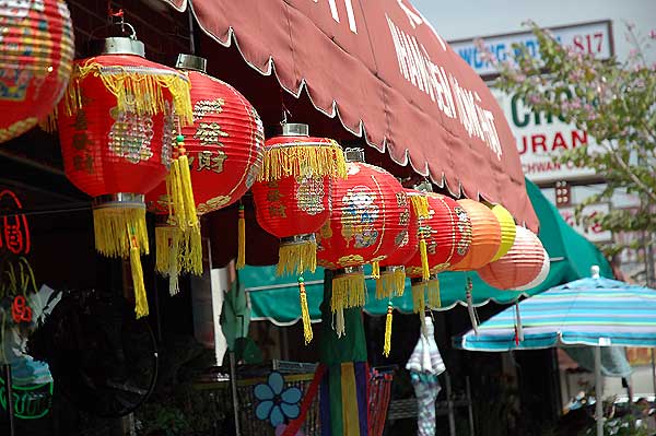 Lanterns in Los Angeles' Chinatown