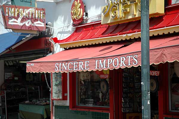 Sincere Imports, Los Angeles' Chinatown