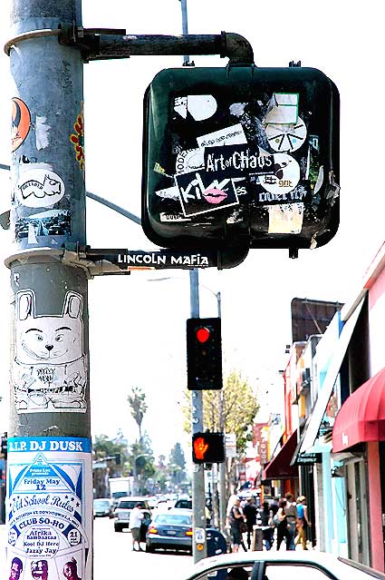 Signs, Melrose Avenue, Thursday, May 11, 2006