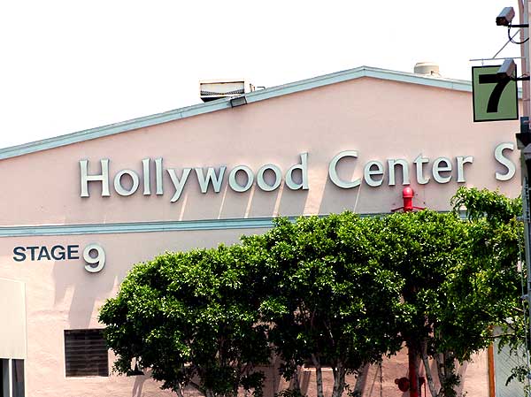 Hollywood Center Studios on Las Palmas a few blocks north of Melrose Avenue on Thursday May 11, late morning
