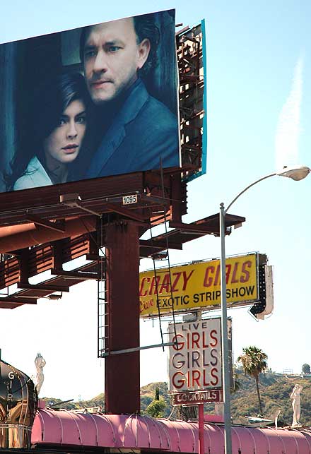 Billboard of The Da Vinci Code on La Brea in Los Angeles