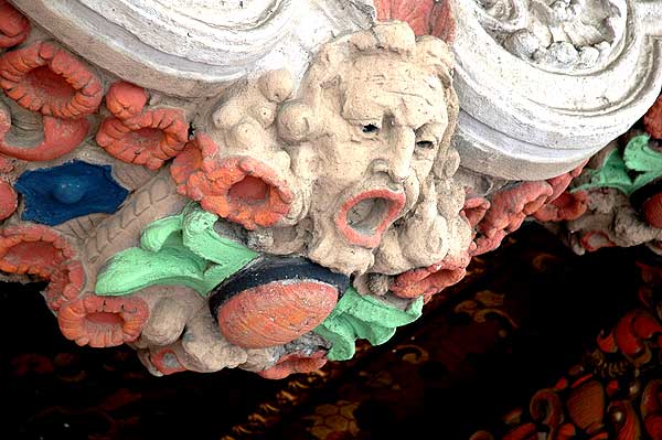 Entrance detail, the El Capitan theater on Hollywood Boulevard