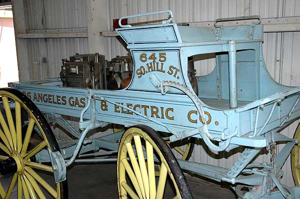 Pacific Gas and Electric utility wagon, Travel Town Museum, Los Angeles
