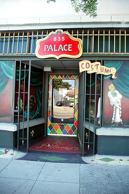 Palace Costume, 835 North Fairfax Avenue, Los Angeles - storefront details