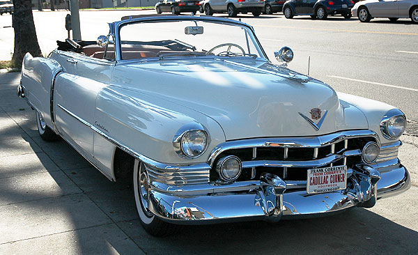 1954 Cadillac for sale on Sunset Boulevard