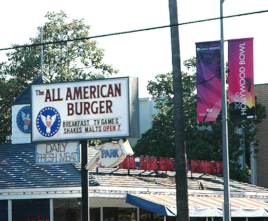 All-American Burger on Sunset Boulevard, Hollywood