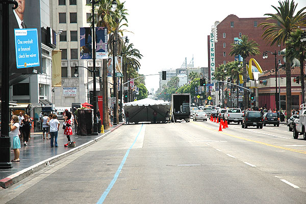 Preparations for the Hollywood Premier of Talladega Nights: The Ballad of Ricky Bobby - Wednesday, July 26, 2006 
