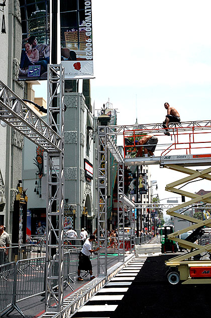Preparations for the Hollywood Premier of Talladega Nights: The Ballad of Ricky Bobby - Wednesday, July 26, 2006