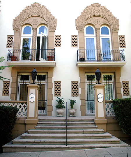 Romanesque Villa (1928), 1301-1309 North Harper Avenue, West Hollywood