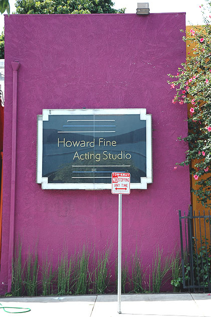 Color Study, Howard Fine Acting Studio, 1445 North Las Palmas Avenue at Sunset Boulevard, Hollywood