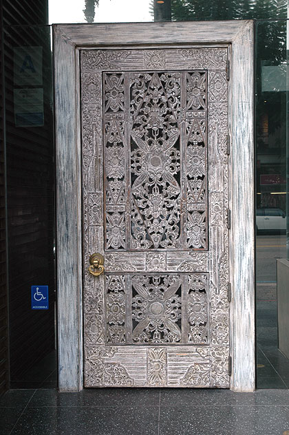 Door detail, Hollywood Boulevard