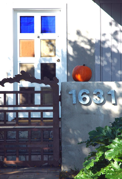 A house ready for Halloween - Courtney Avenue, a few doors down from Hollywood Boulevard