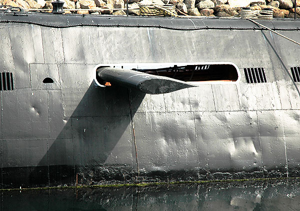 Russian Attack Submarine Scorpion b-427, on display in Long Beach, California