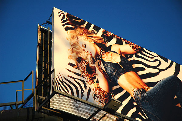 Guess billboard, Sunset Plaza, West Hollywood