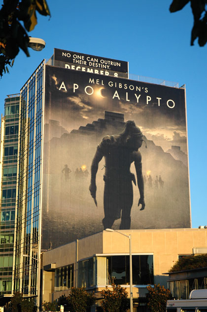 Mel Gibson billboard, Sunset Plaza, West Hollywood