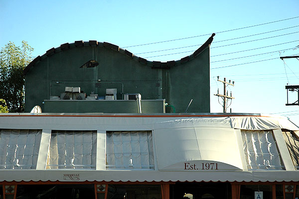 The Mirabelle restaurant on the Sunset Strip