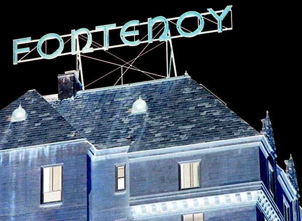 The Fontenoy on Hollywood, negative image