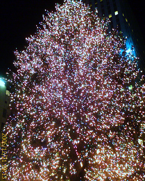 Christmas tree at Rockefeller Center, 2006