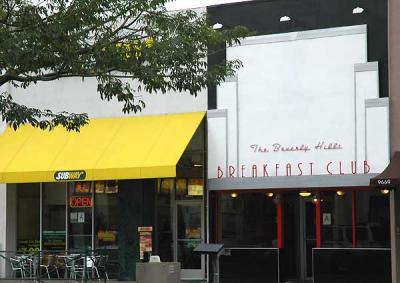 Where the riff-raff gather in the area -