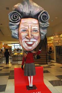 The ersatz Margaret Thatcher, without the reflections -
