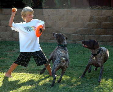 Cousin Rhett with Jake and Max
