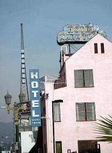 The Mark Twain hotel on Wilcox, photographed a lot -