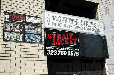 Around the corner on Gardner, the theater district, such as it is - it's not all Rock 'n' Roll    