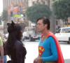 Hollywood Boulevard - Grauman's Chinese Theater - Cat Woman and Superman chat -
