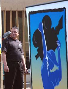 A fancy bird on Hollywood Boulevard -