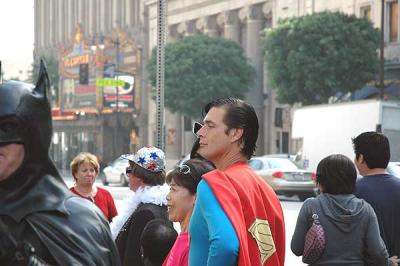 Hollywood Boulevard - Grauman's Chinese Theater - Superman lost?