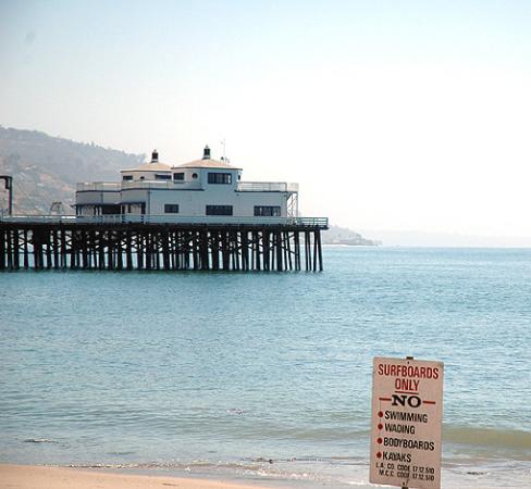 Of course it takes place next to the Malibu Pier  